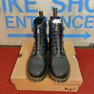Dr Martens 1460 Pascal Nappa Zipper Boots 10